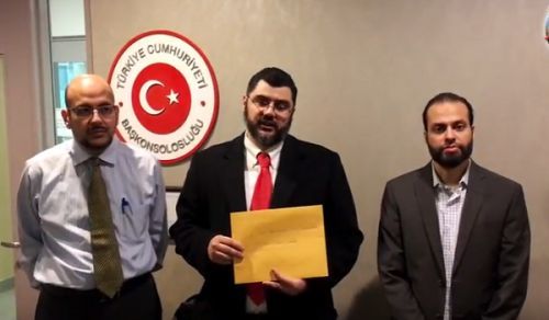 Kanada: Hizb-ut Tahrir&#039;den Bir Delegasyon Halep ve Suriye Halkına Destek İçin Türk Büyükelçiliğinde