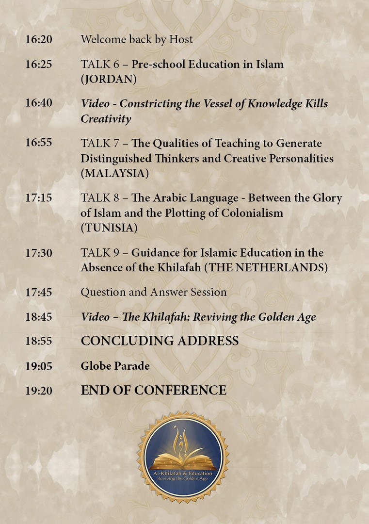 WS Khilafah Conf Program Flyer EN Page 3