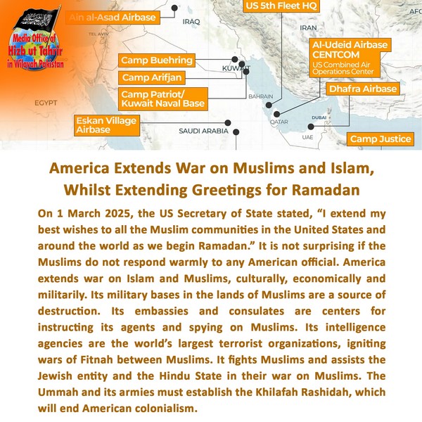2025 03 03 FB America Extends War on Muslims and Islam Whilst Extending Greetings for Ramadan EN