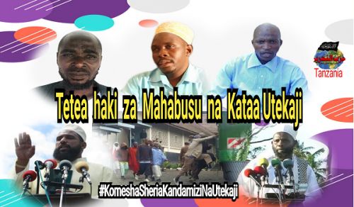 KAMPENI YA KUTETEA HAKI ZA WAFUNGWA NA DHIDI YA UTEKAJI NYARA