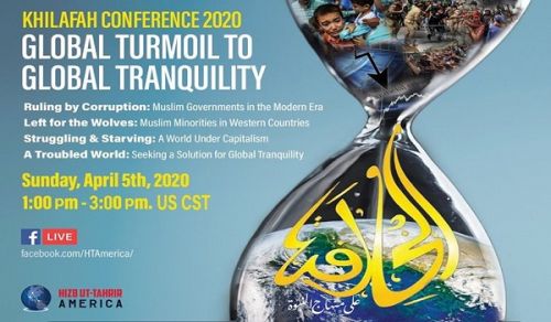 Hizb ut Tahrir / Amerika  Kongamano la Mtandaoni la Khilafah 2020: &quot;Kutoka Vurugu la Kiulimwengu Hadi Utulivu wa Kiulimwengu&quot;