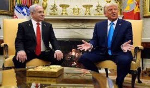 Trump na Mfuasi wako Netanyahu: Macho Yako Yamepofushwa