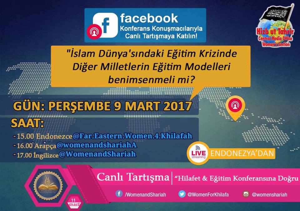 facebook canli hilafet ve egitim