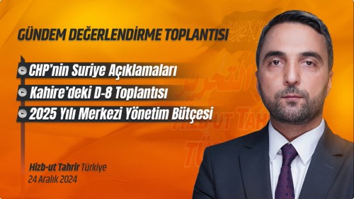 Türkiye Vilayeti: Gündem Değerlendirme Toplantısı 24/12/2024