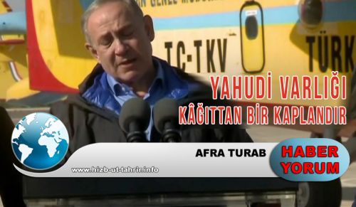 YAHUDİ VARLIĞI KÂĞITTAN BİR KAPLANDIR