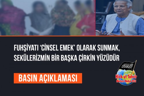 Fuhşiyatı ‘Cinsel Emek’ Olarak Sunmak, Sekülerizmin Bir Başka Çirkin Yüzüdür, Kadınları Tüketim Malzemesine İndirgemek Hem Kadınlığa Ağır Bir Hakarettir Hem de Kadın Baskısının Temel Nedenidir!