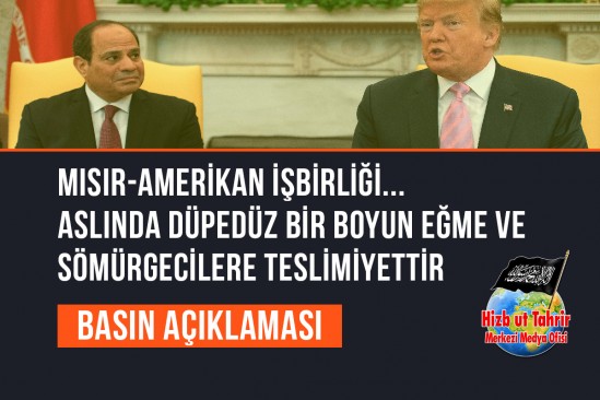 Mısır-Amerikan İşbirliği... Aslında Düpedüz Bir Boyun Eğme ve Sömürgecilere Teslimiyettir, Ne Mısır Ne de Ümmete Bir Faydası Dokunur Böylesi Esaretin!