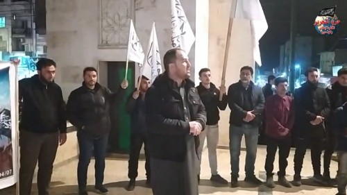 Suriye Vilayeti: Akşam Protestosu; &quot;Pazarlık yapmayacağız veya uzlaşmayacağız!&quot;