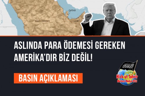 Aslında Para Ödemesi Gereken Amerika’dır Biz Değil!