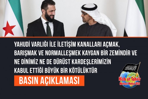 Yahudi Varlığı ile İletişim Kanalları Açmak, Barışmak ve Normalleşmek Kaygan Bir Zemindir ve Ne Dinimiz Ne de Dürüst Kardeşlerimizin Kabul Ettiği Büyük Bir Kötülüktür